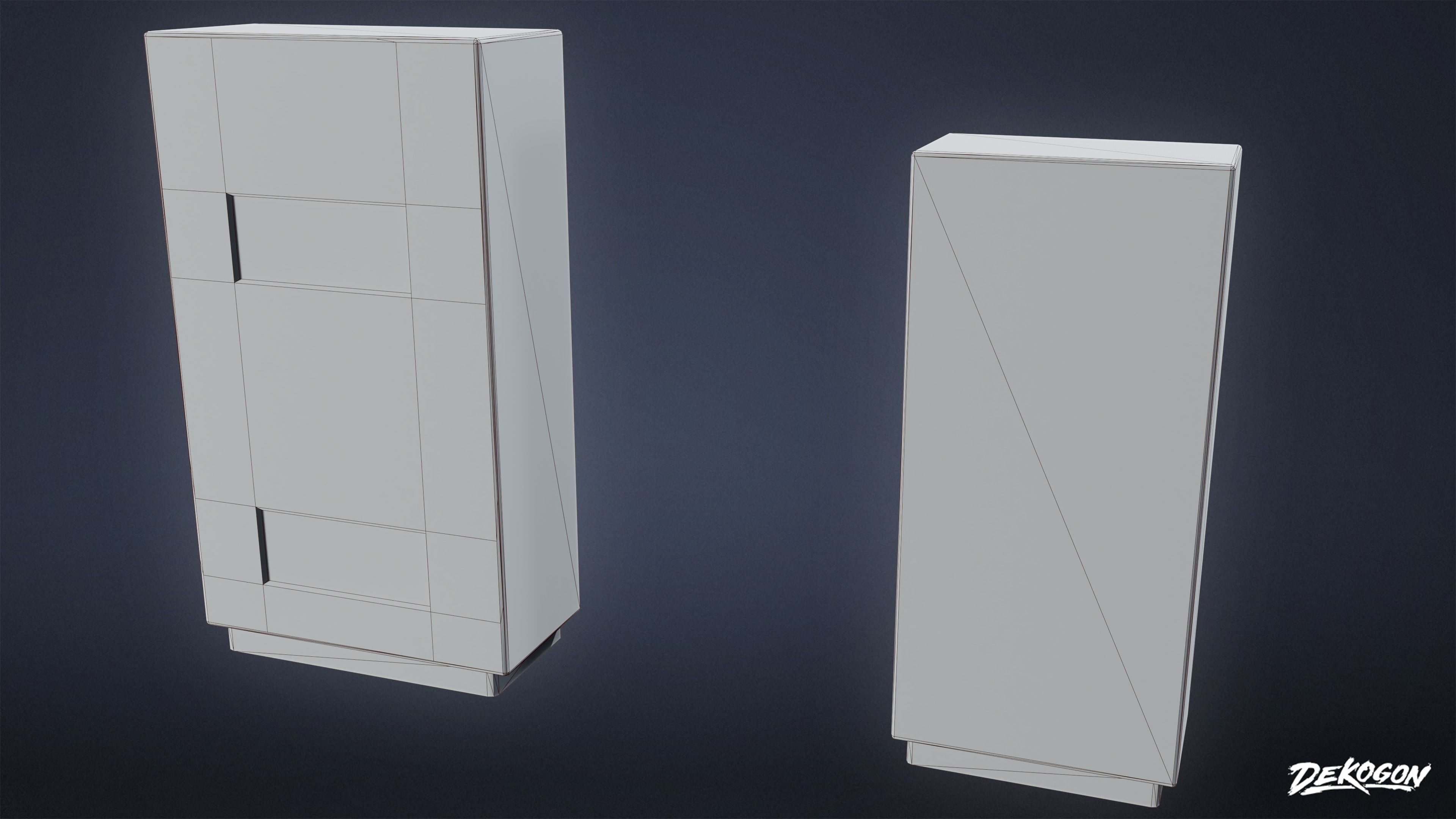 INDUSTRY - Machinery 02 - LOW POLY Low-poly 3D model_9