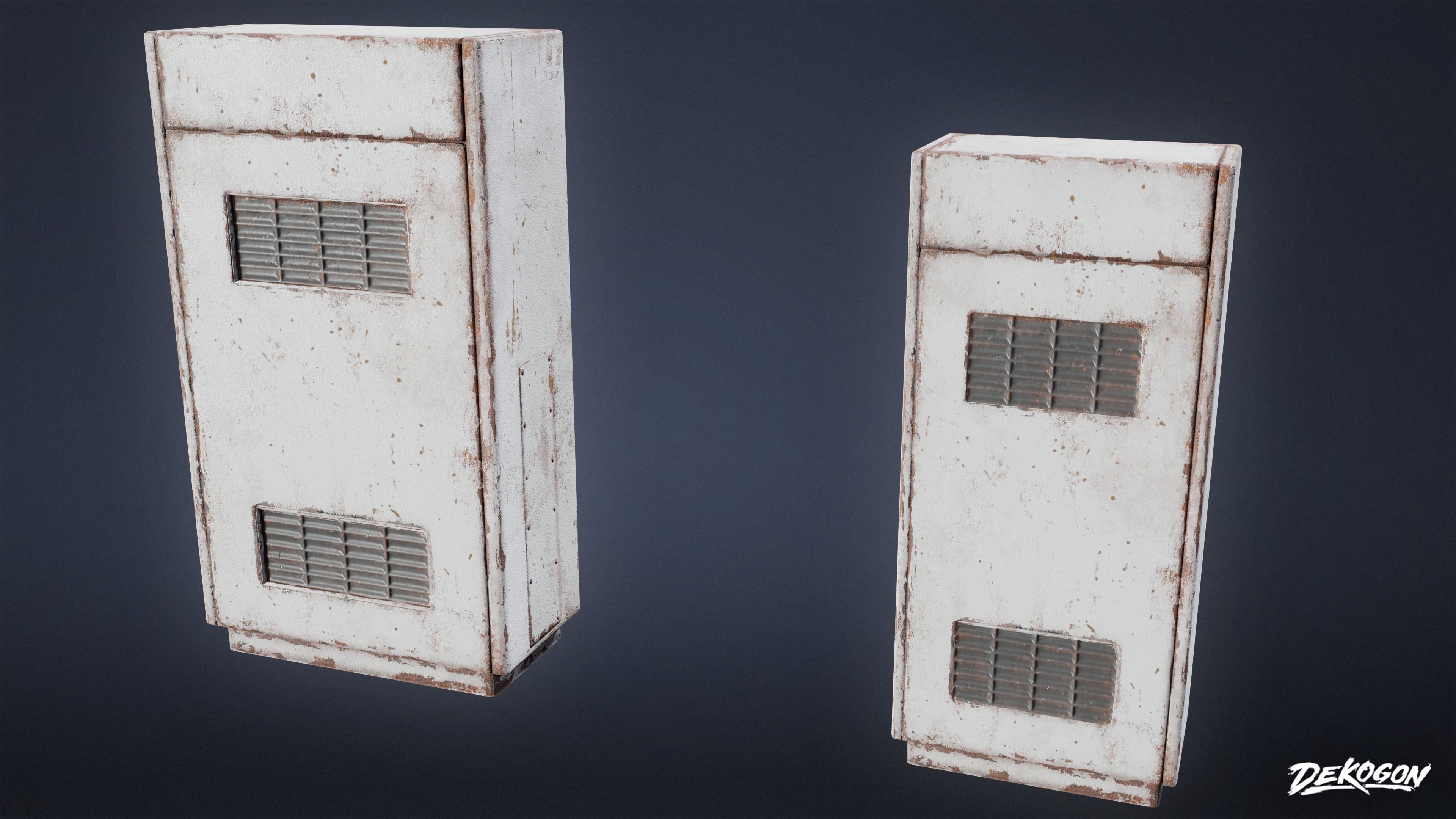 INDUSTRY - Machinery 02 - LOW POLY Low-poly 3D model_8