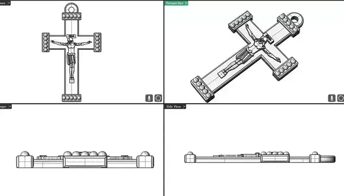 Crucifix 3D print model