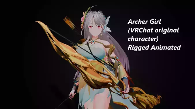Archer Girl Claire  VRChat original character