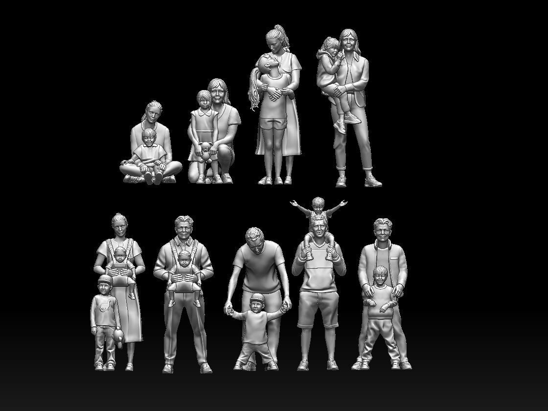 FAMILY 3D print model_7