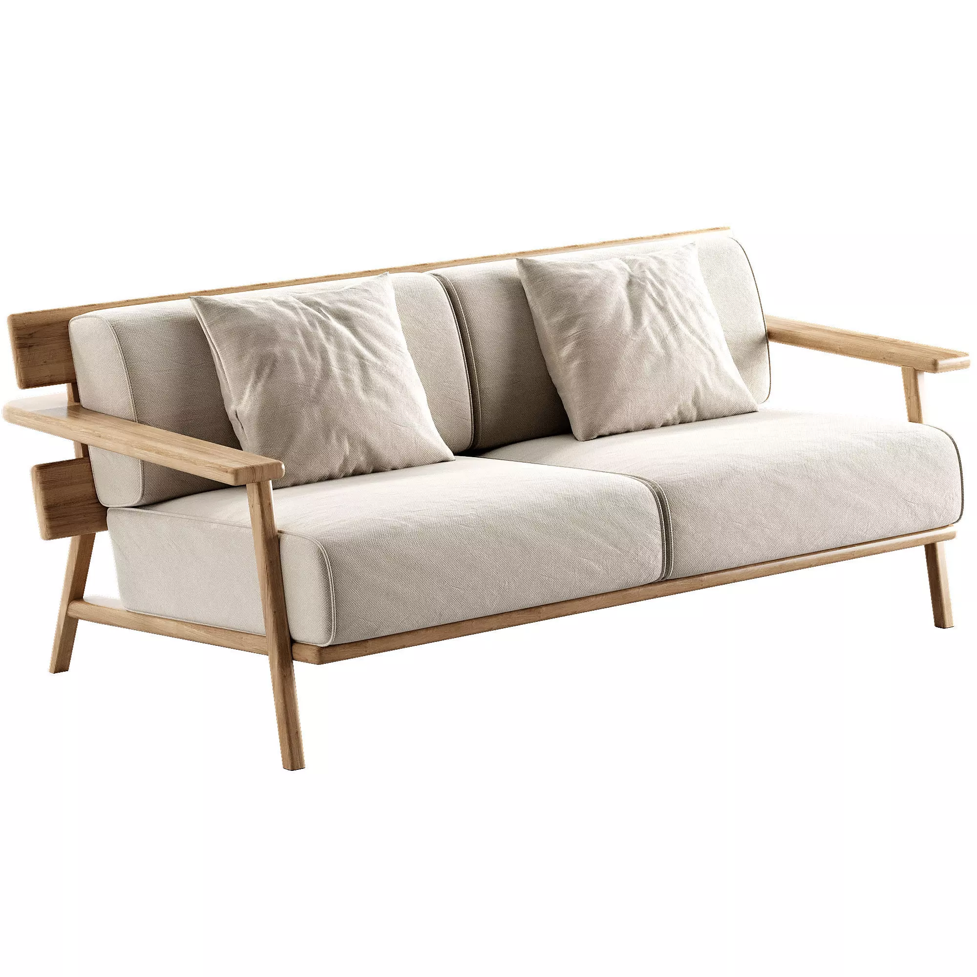 PARALEL 2 Seater Garden Sofa By POINT 3D model