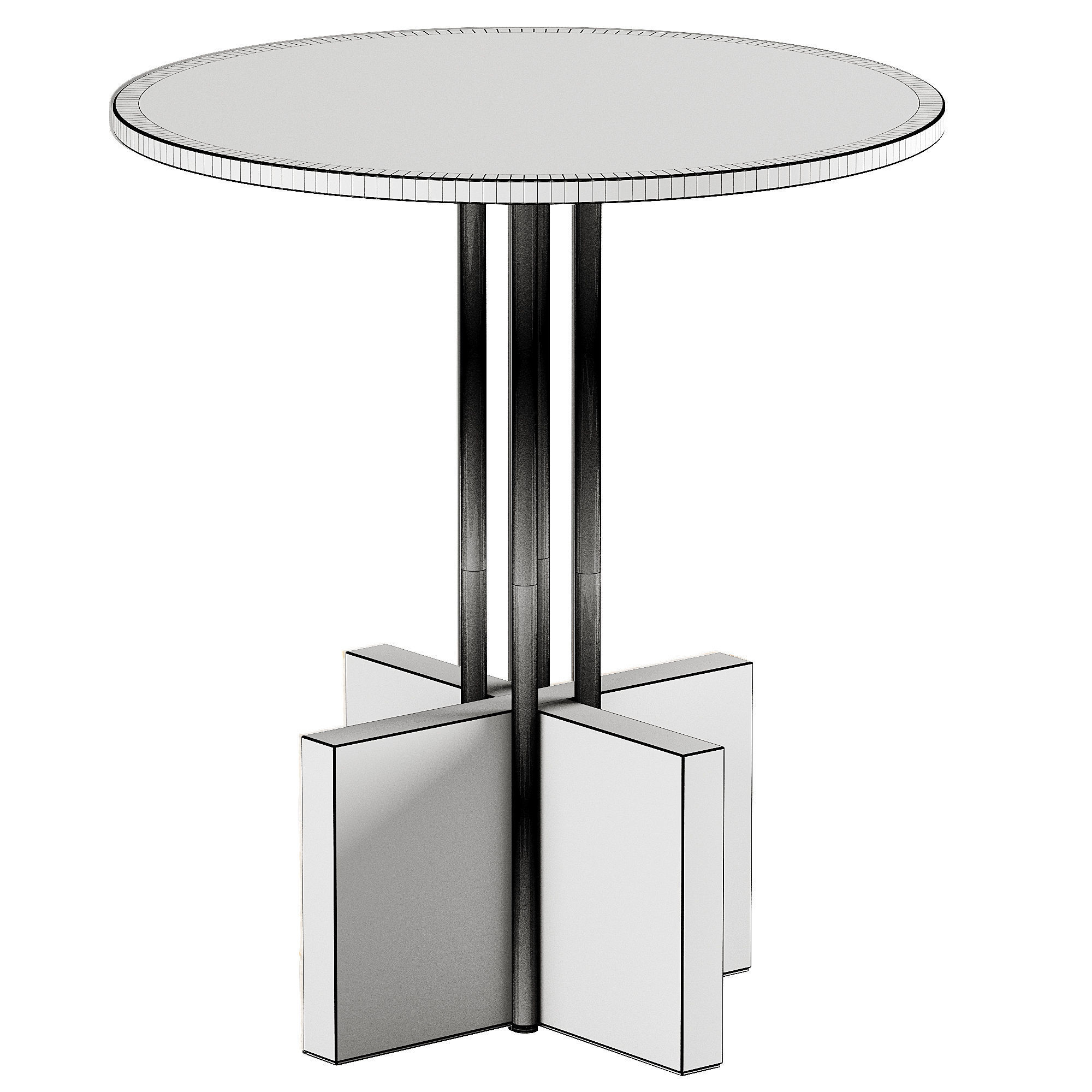 GRAVITY Stool By Favius 3D model_2