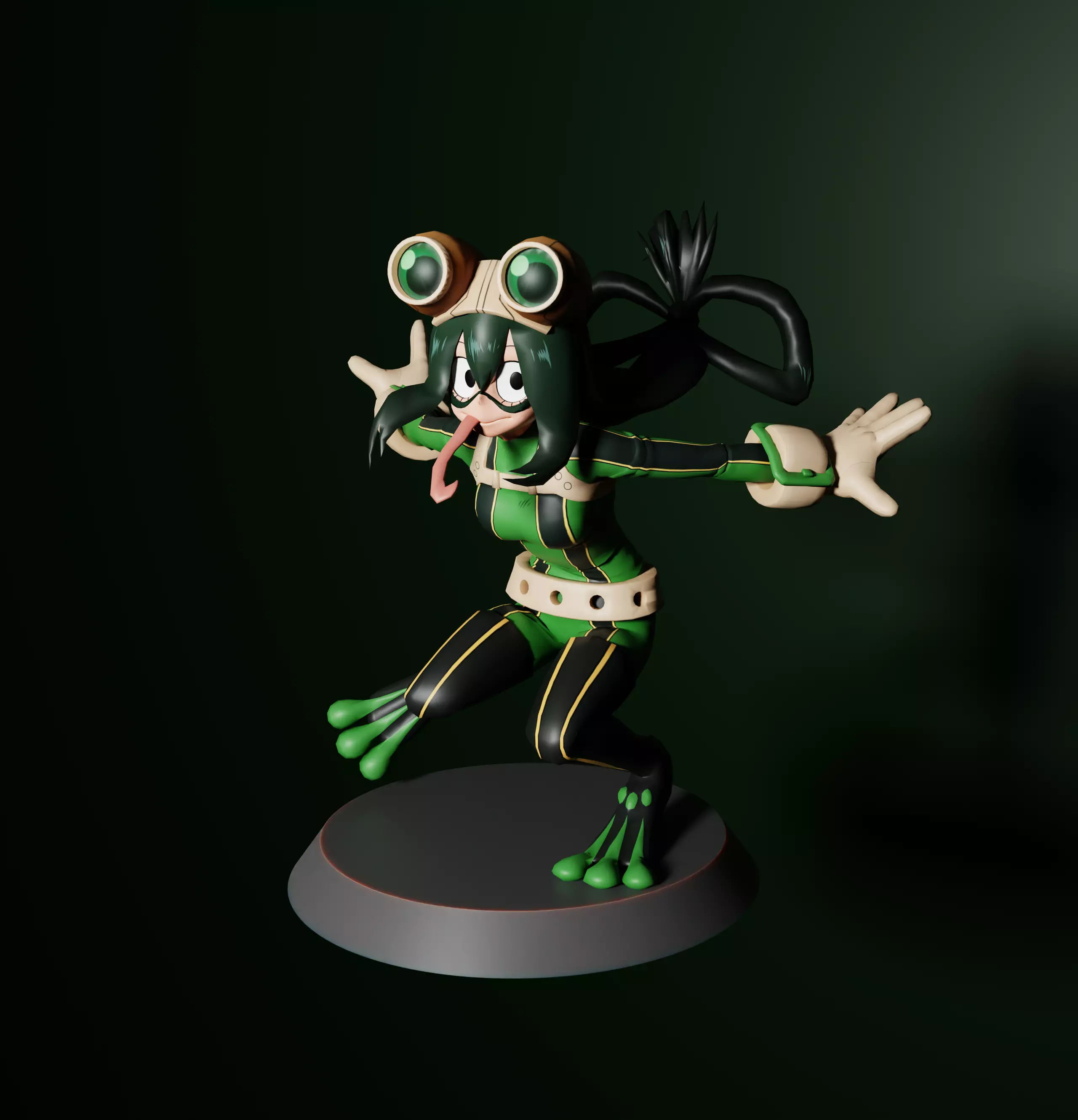 Tsuyu Asui 3D print model_0