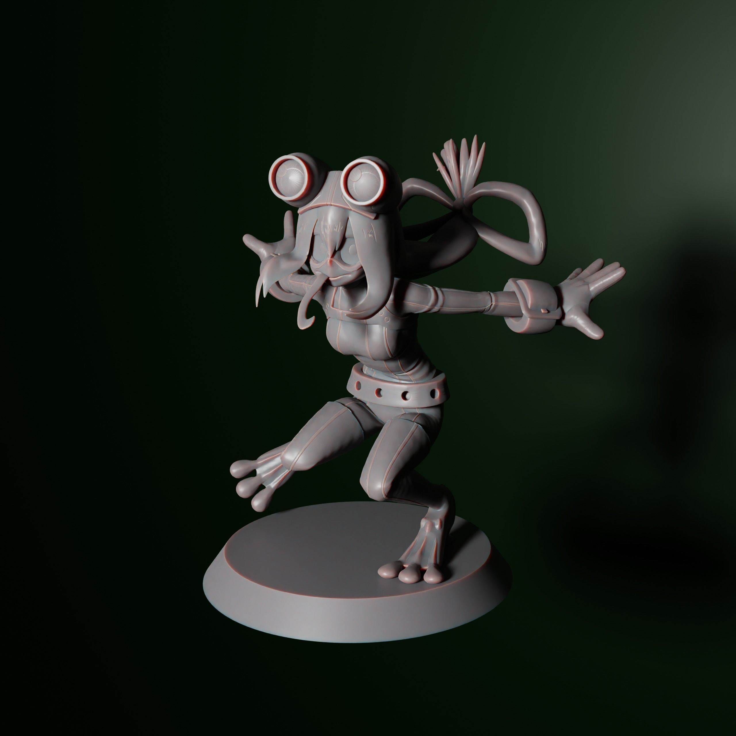 Tsuyu Asui 3D print model_1