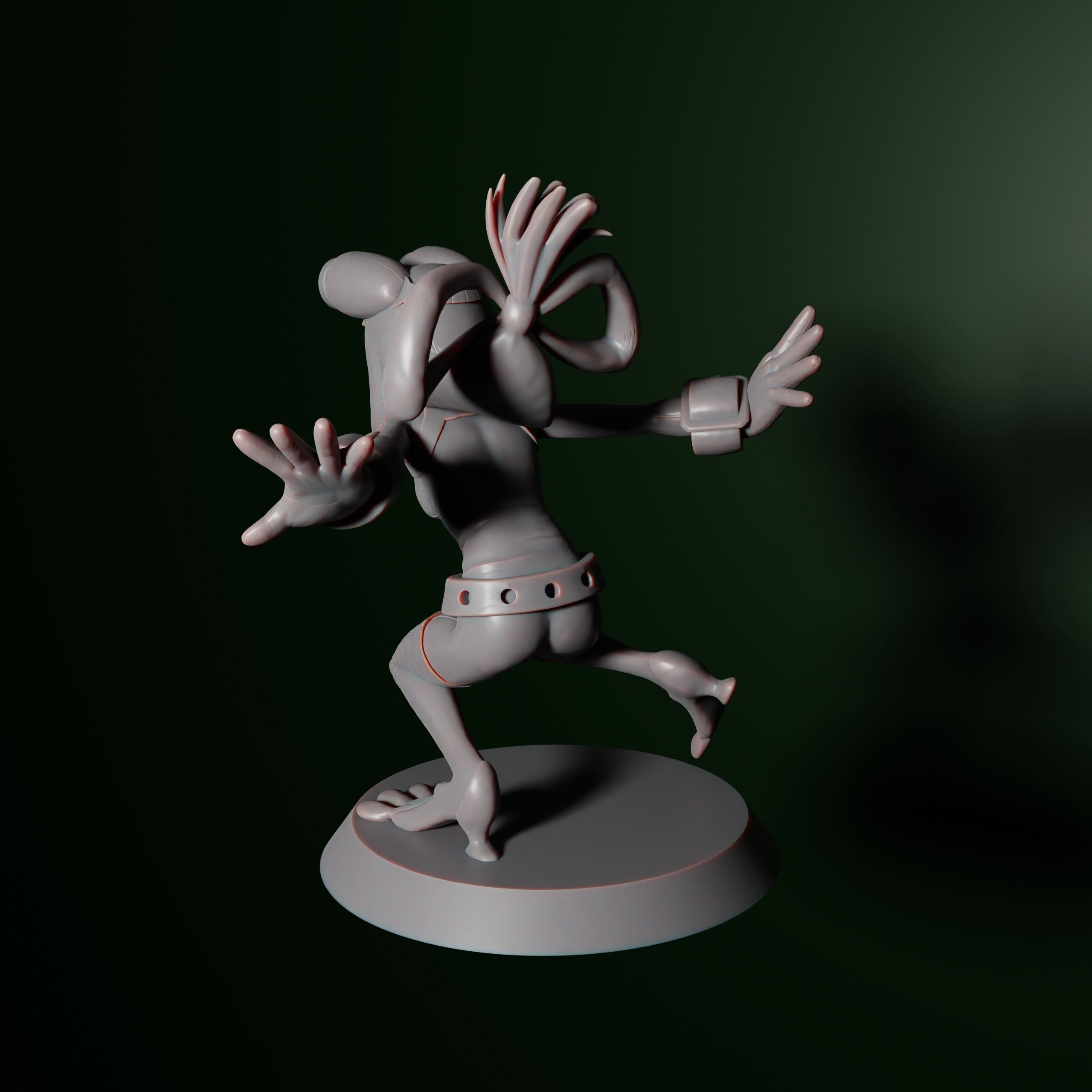 Tsuyu Asui 3D print model_5