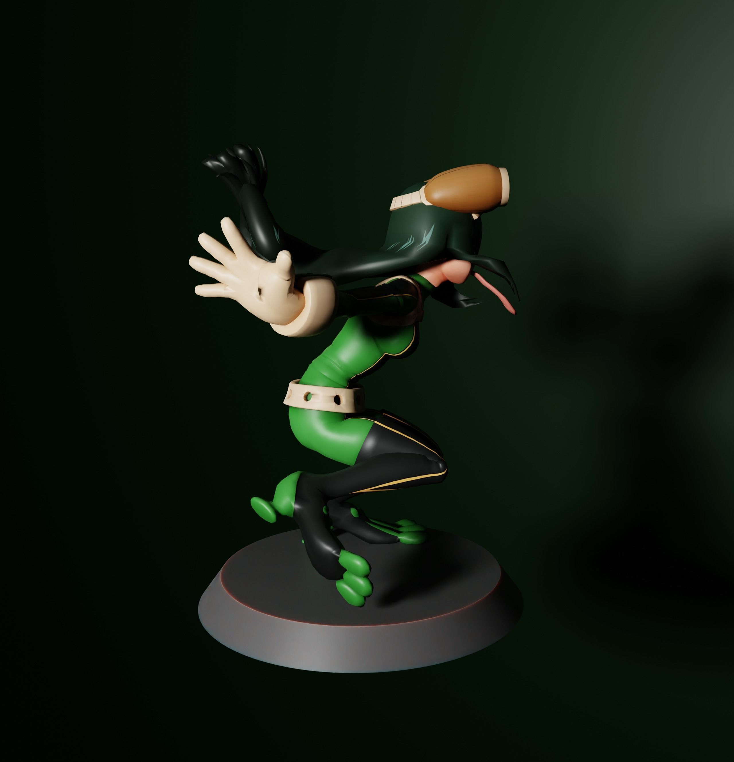 Tsuyu Asui 3D print model_8