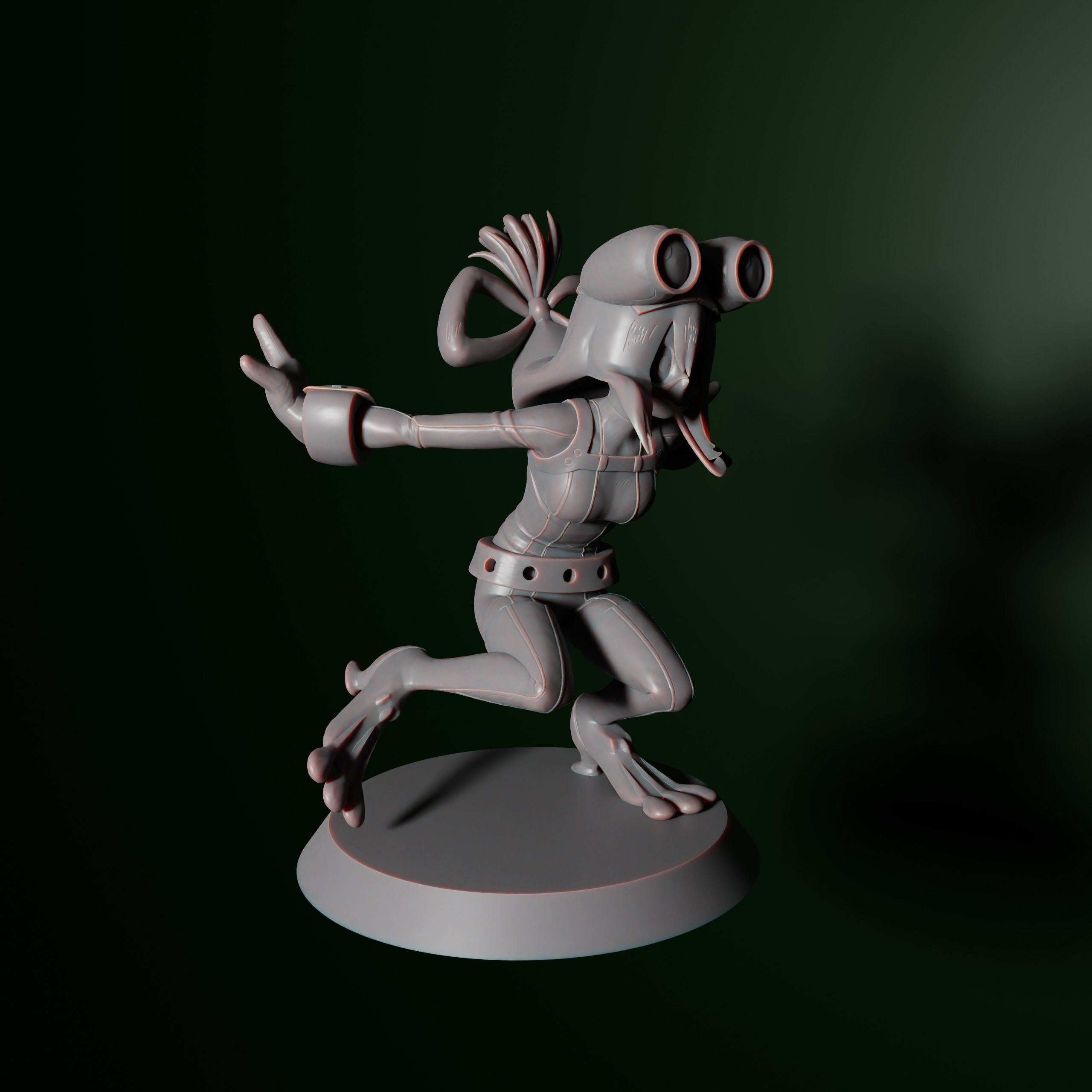 Tsuyu Asui 3D print model_11