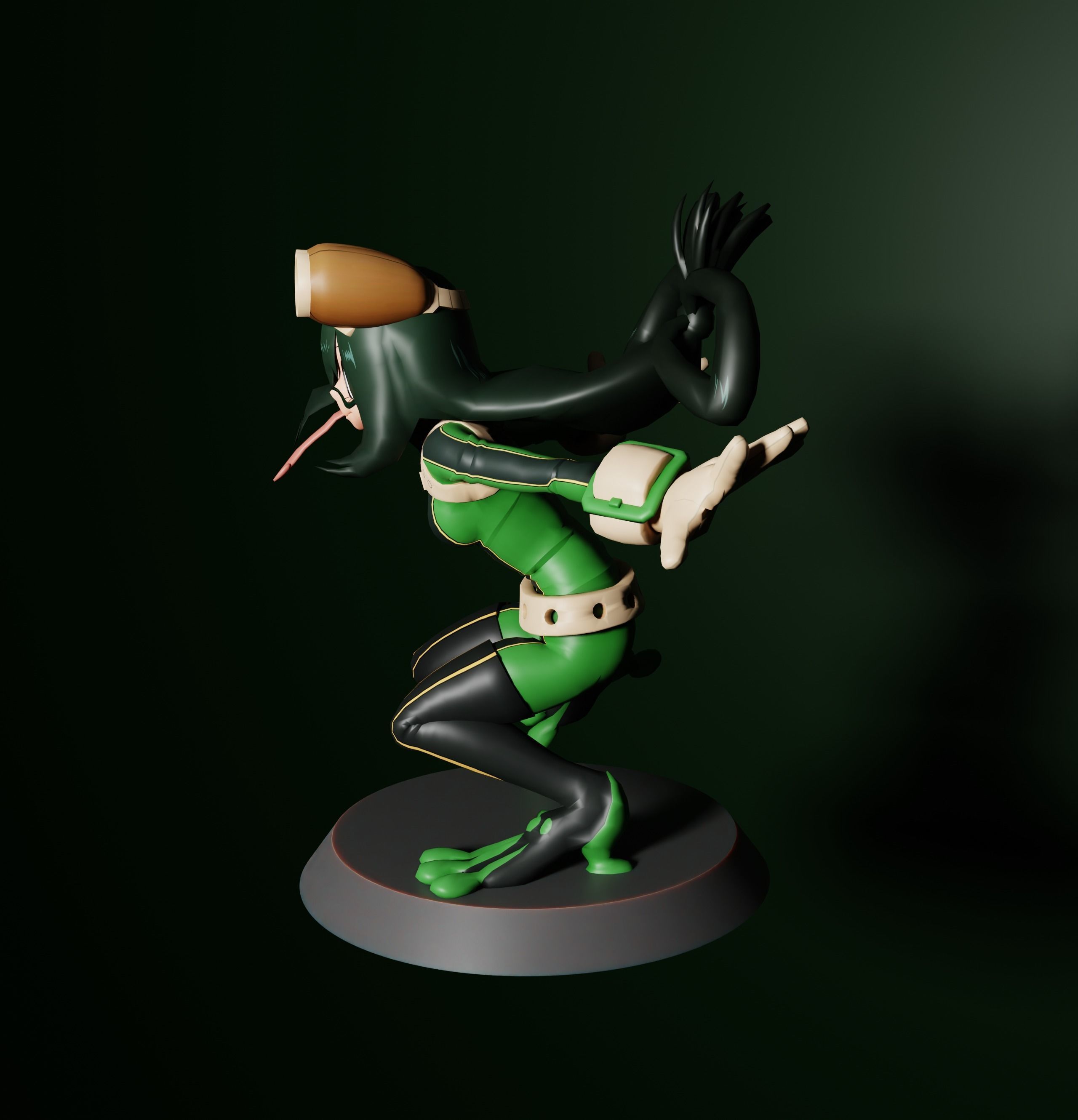 Tsuyu Asui 3D print model_2