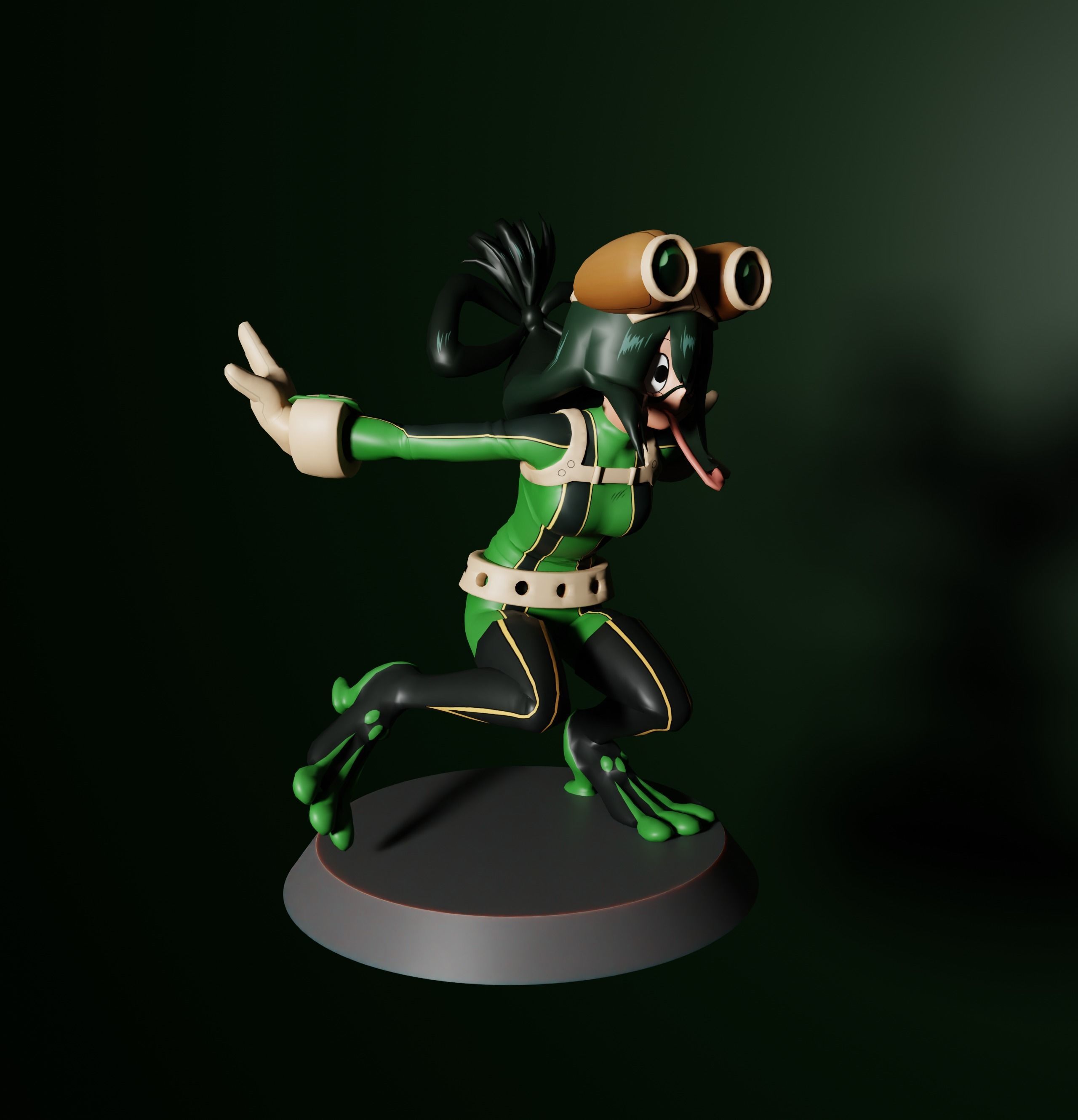 Tsuyu Asui 3D print model_10