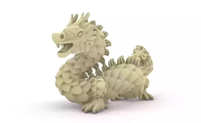  chinese dragon 3d print