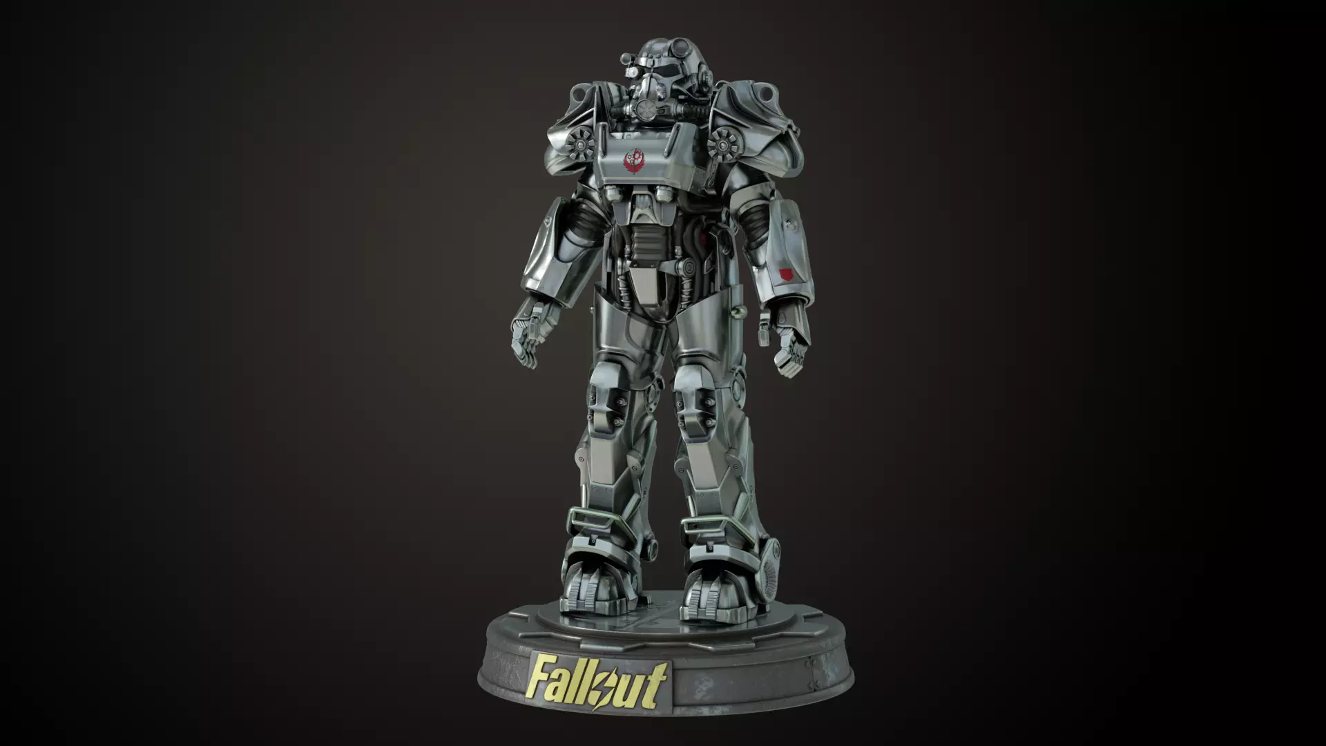 Fallout T60 Brotherhood of Steel Custom 3D print model_0