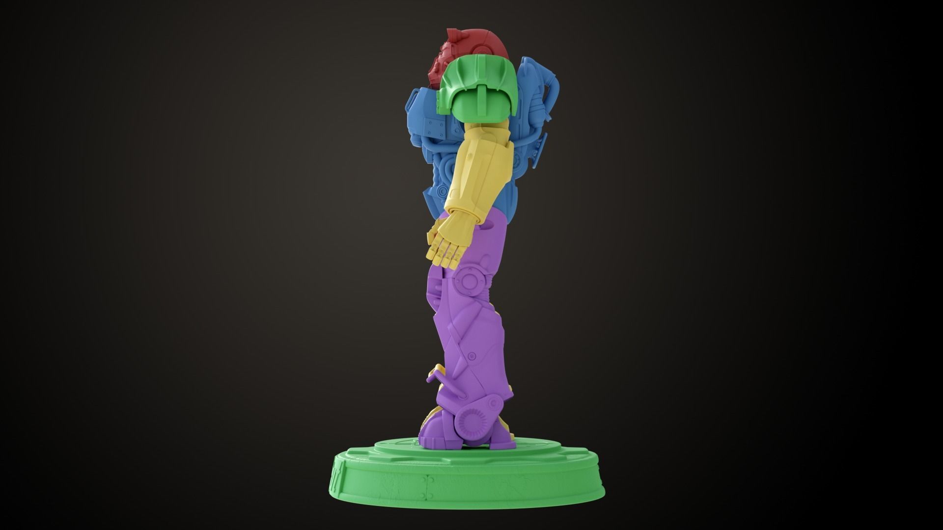 Fallout T60 Brotherhood of Steel Custom 3D print model_20