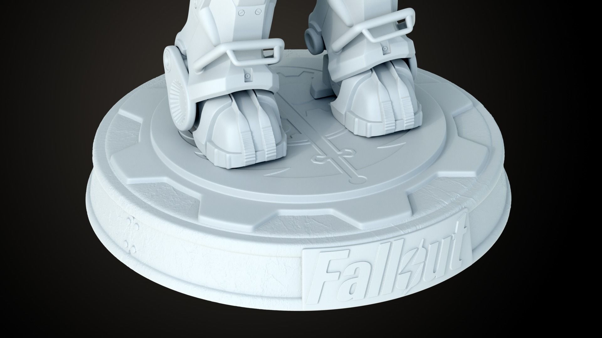 Fallout T60 Brotherhood of Steel Custom 3D print model_15