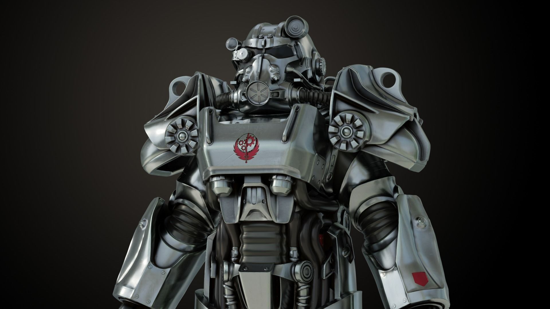 Fallout T60 Brotherhood of Steel Custom 3D print model_1