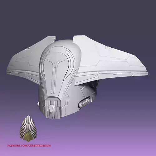 Kellic Bounty Hunter helmet star wars 3d digital dl