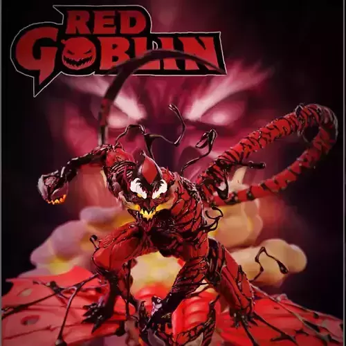Red Goblin Fan art statue