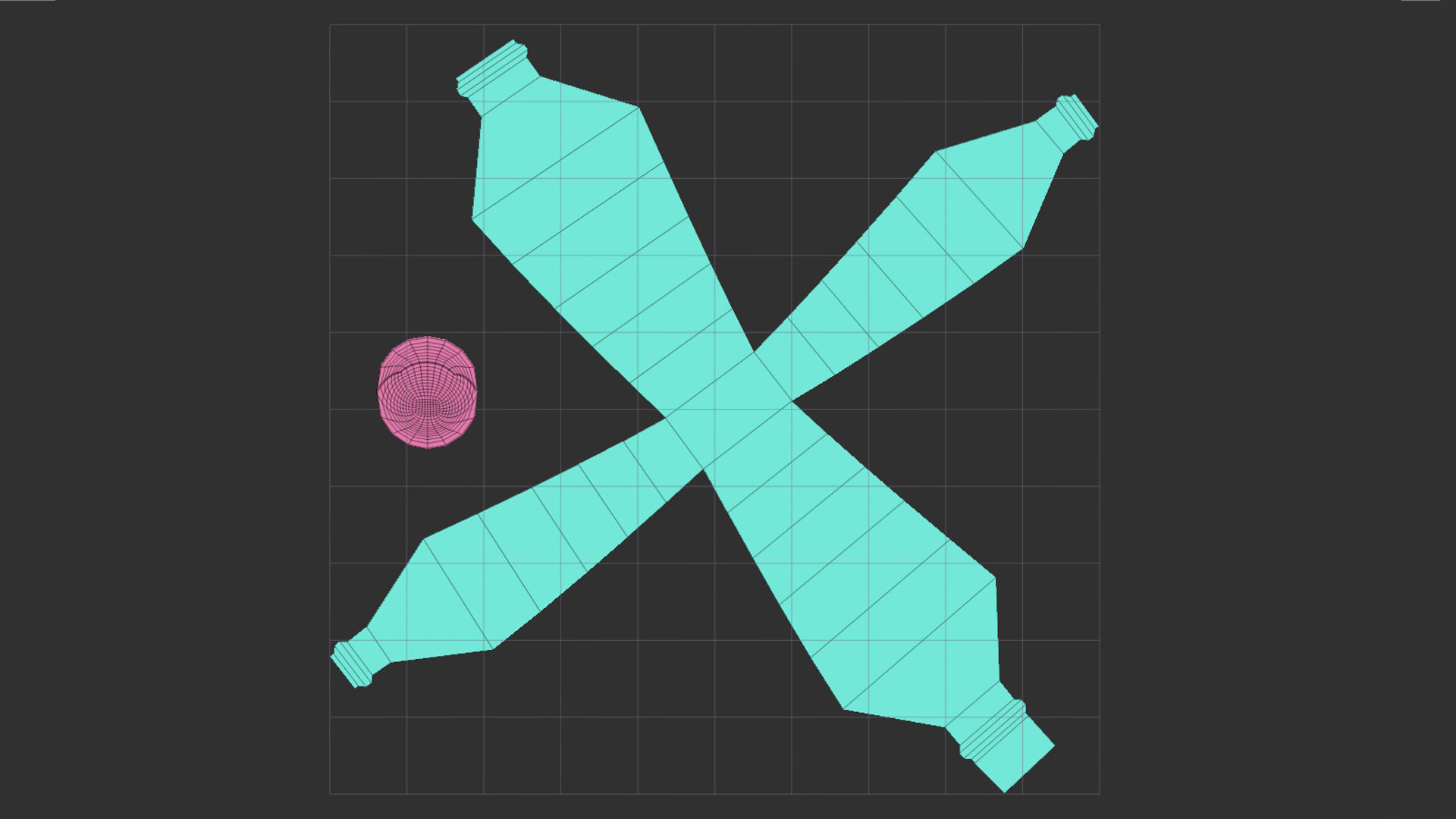 Green Poison Bottle - Low Poly 3D model Low-poly 3D model_10