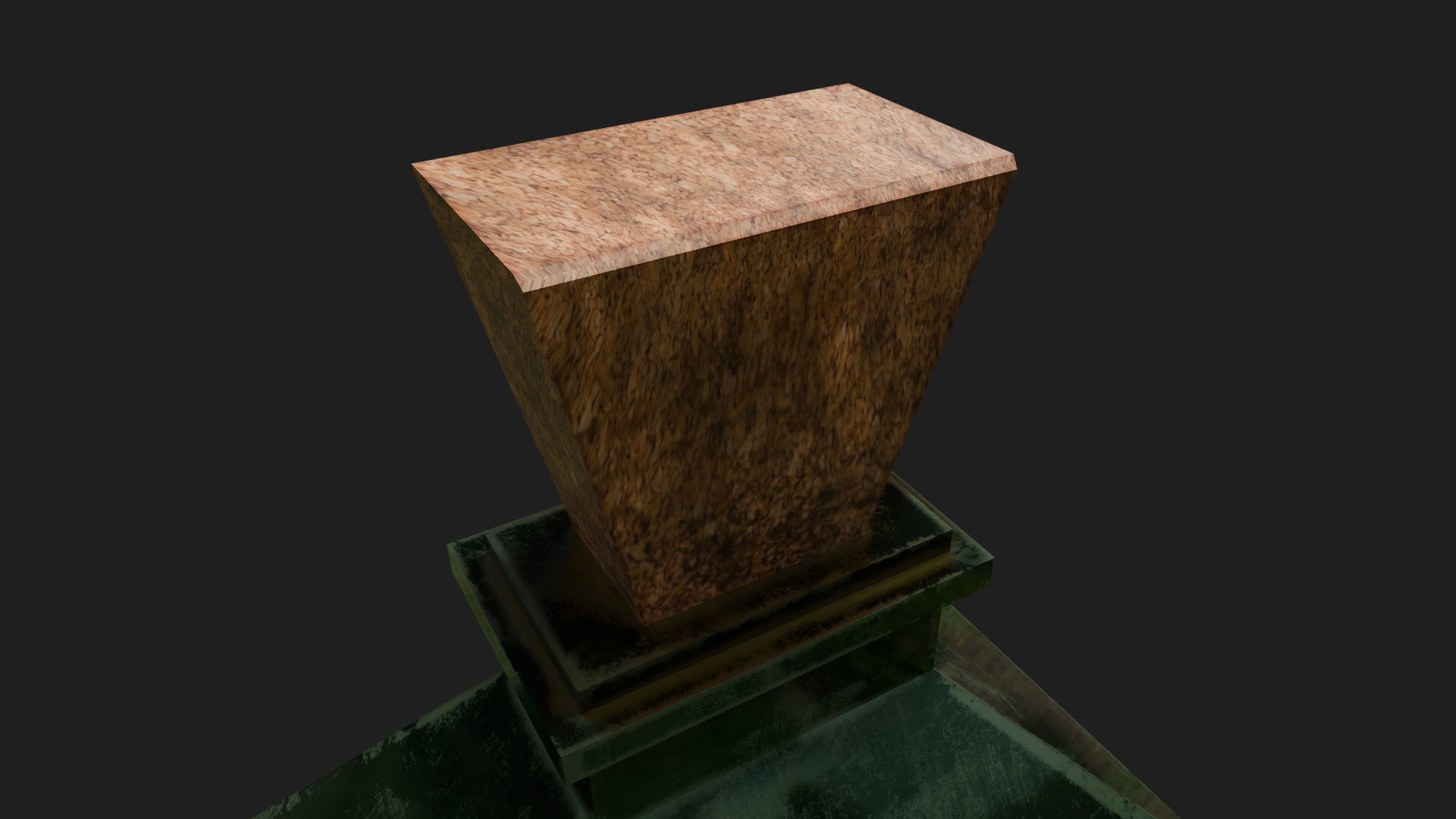 Green Poison Bottle - Low Poly 3D model Low-poly 3D model_9