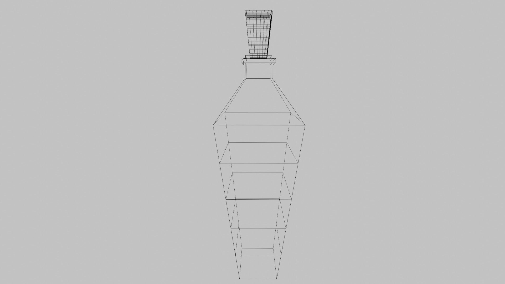 Green Poison Bottle - Low Poly 3D model Low-poly 3D model_13