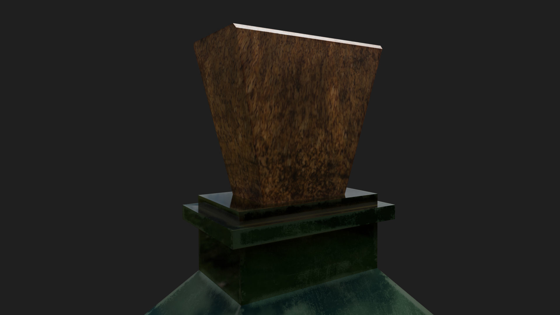 Green Poison Bottle - Low Poly 3D model Low-poly 3D model_8