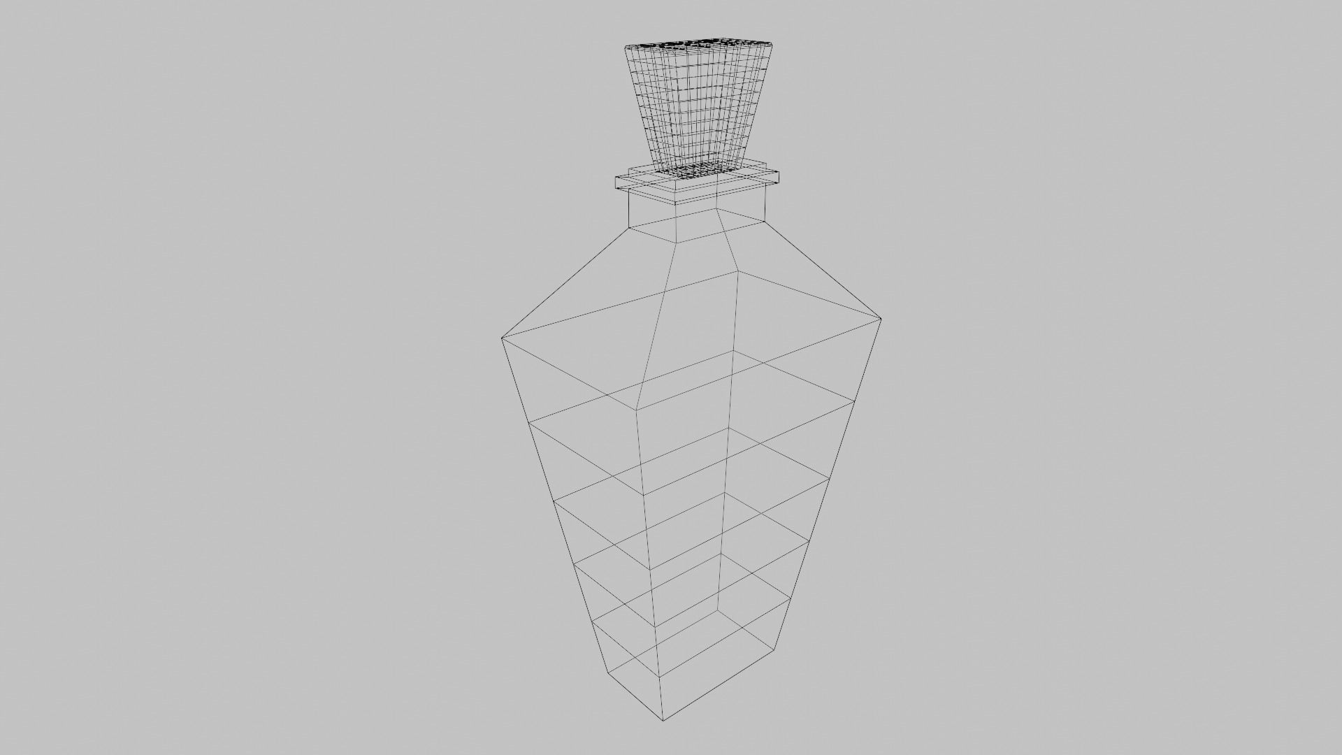 Green Poison Bottle - Low Poly 3D model Low-poly 3D model_12
