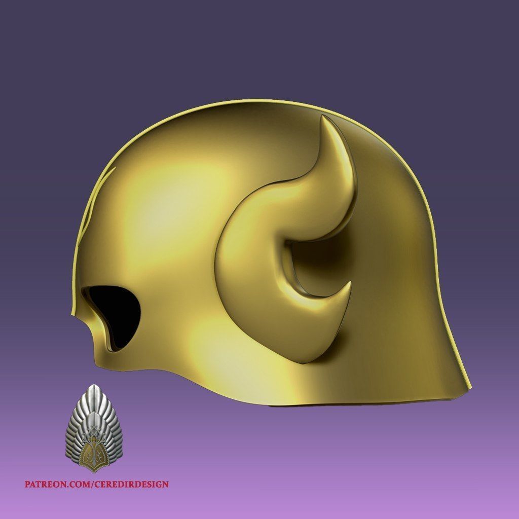 Judge Vinsmoke Helmet One piece 3d digital file 3D print model_3