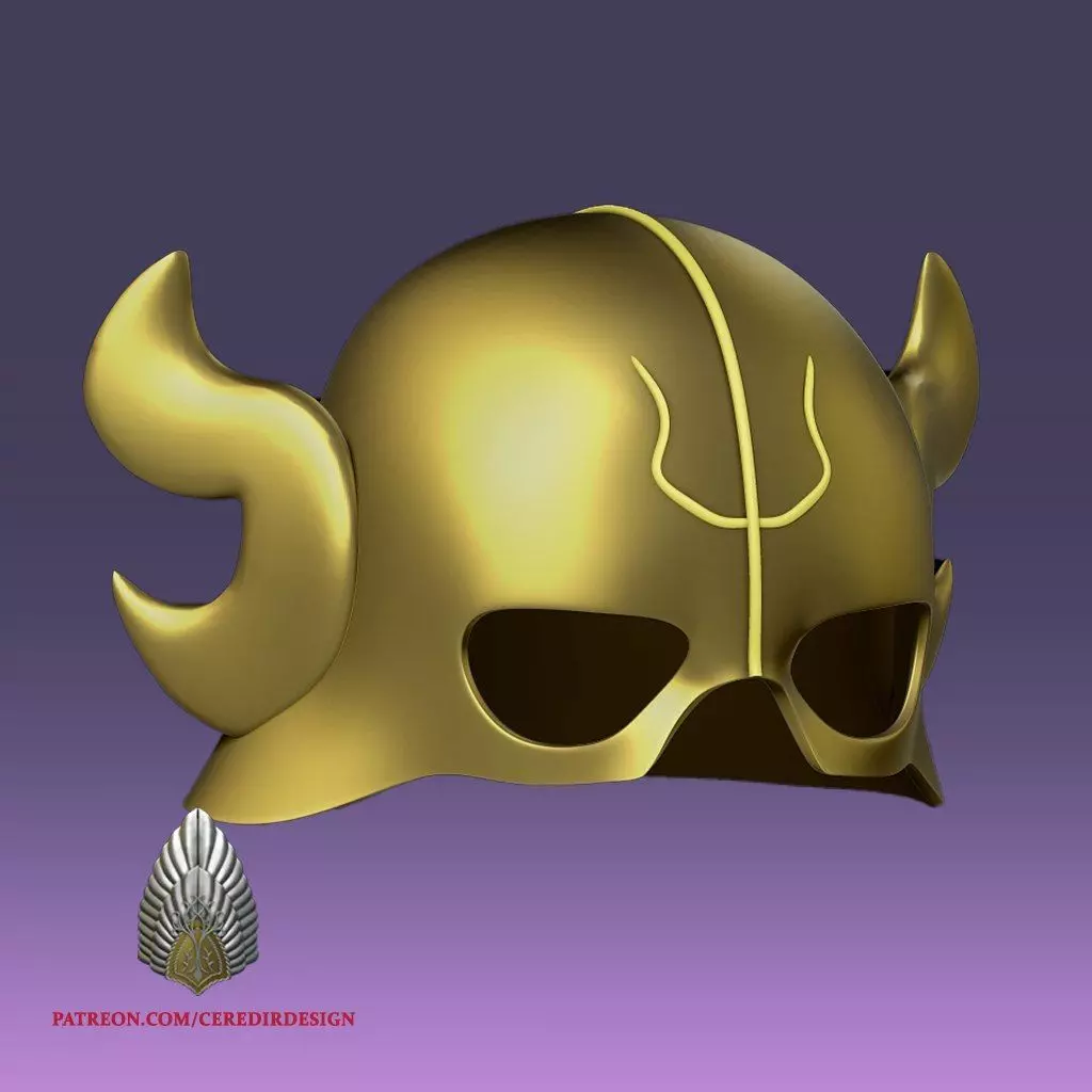 Judge Vinsmoke Helmet One piece 3d digital file 3D print model_0