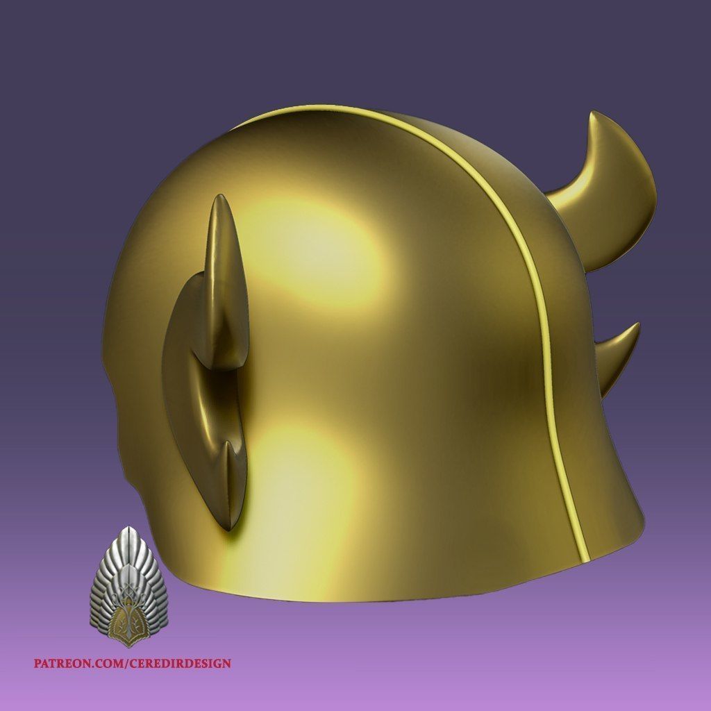 Judge Vinsmoke Helmet One piece 3d digital file 3D print model_2