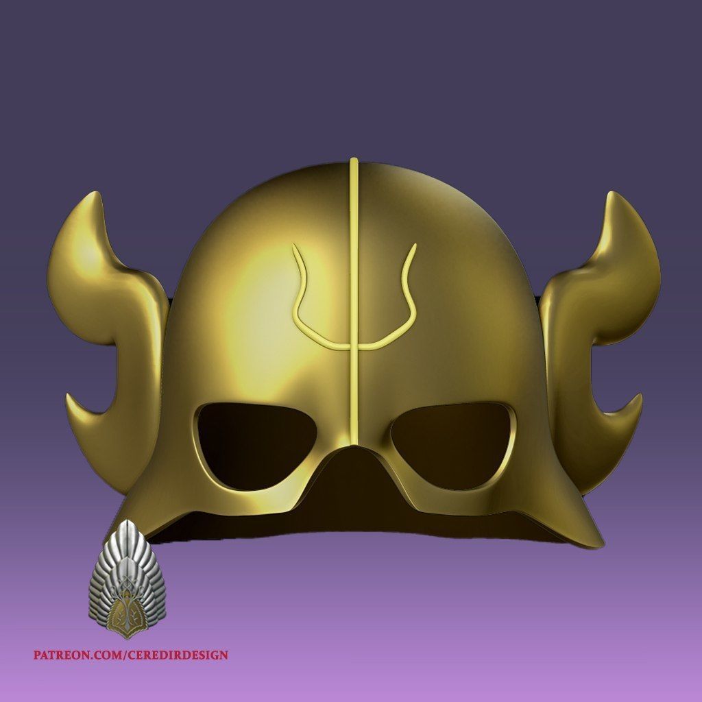 Judge Vinsmoke Helmet One piece 3d digital file 3D print model_4