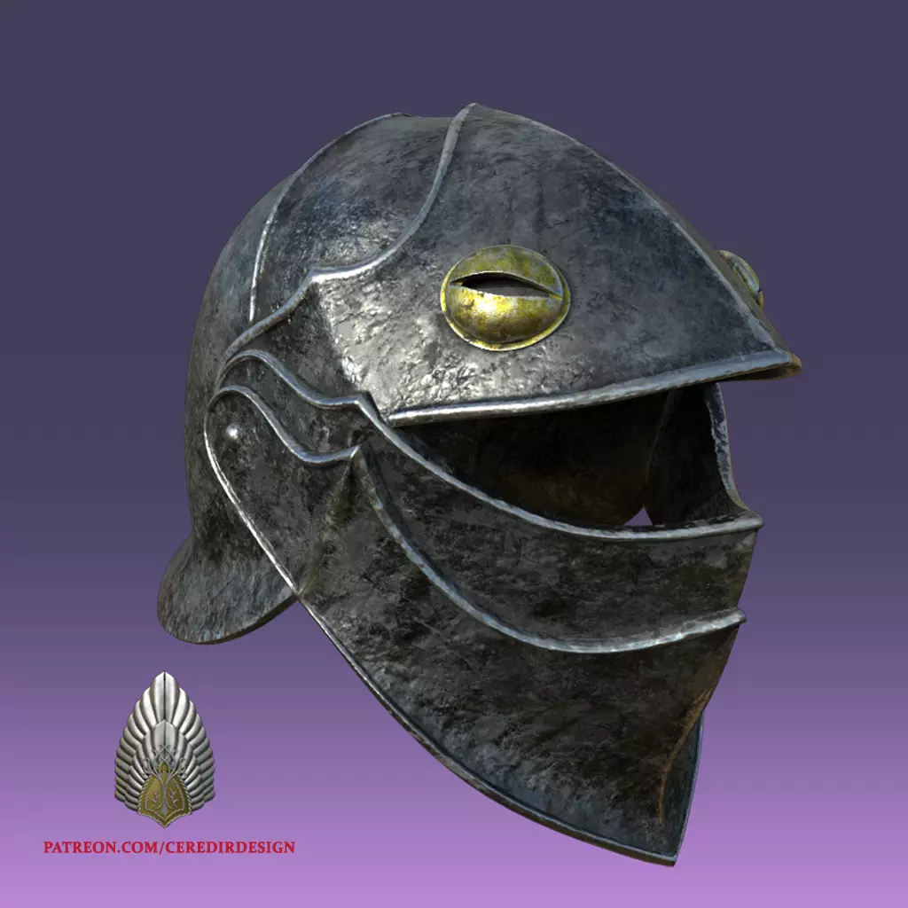 Orc Crow Helmet lord of the rings 3D DIGITAL DOWNLOAD FILE 3D print model_0