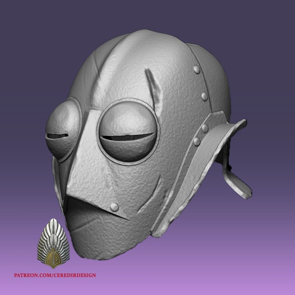 Orc Squinter Helmet lord of the rings 3D DIGITAL DOWNLOAD 3D print model_5