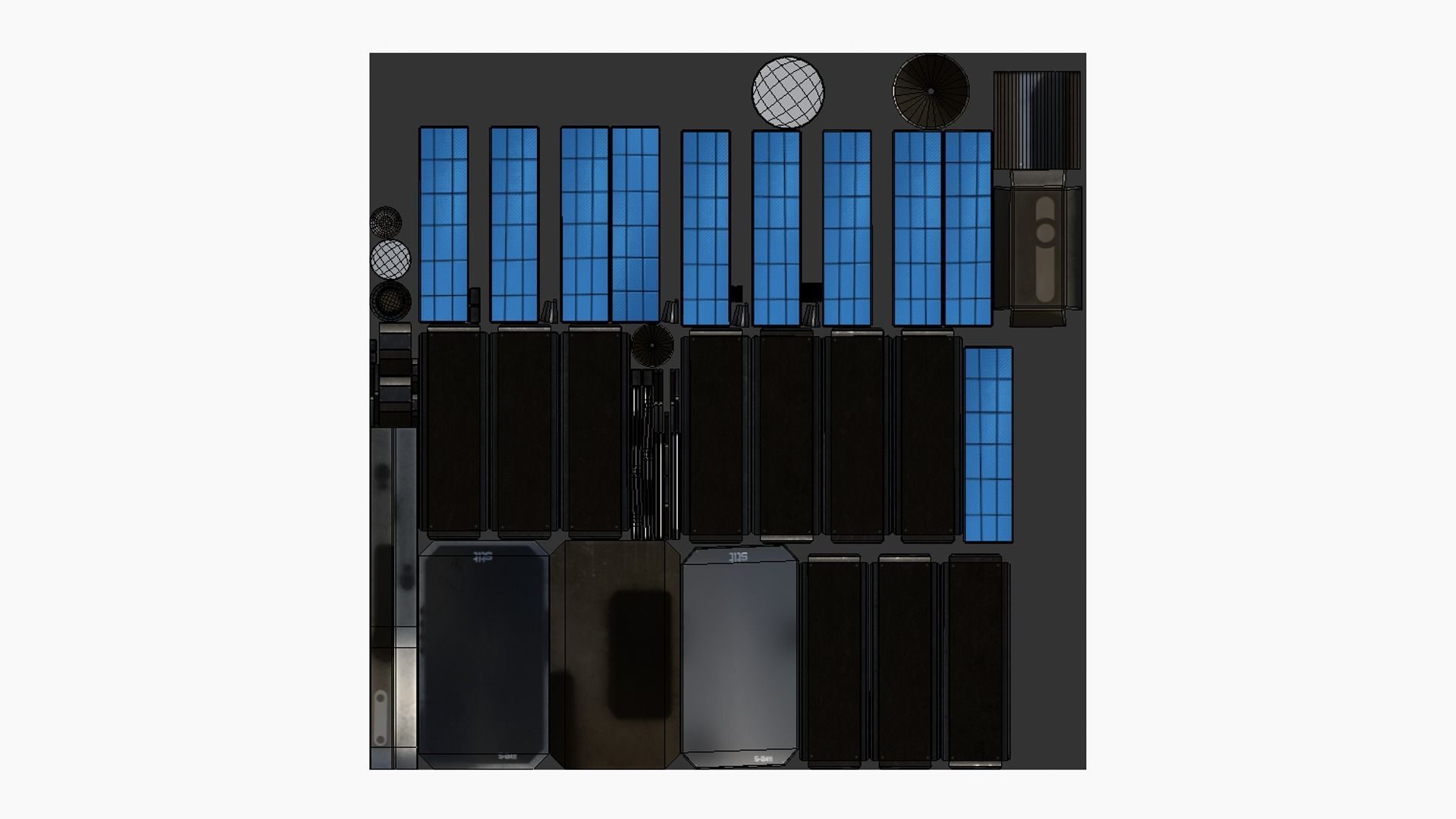 10 Satellite I Collection - SciFi Space Design _74