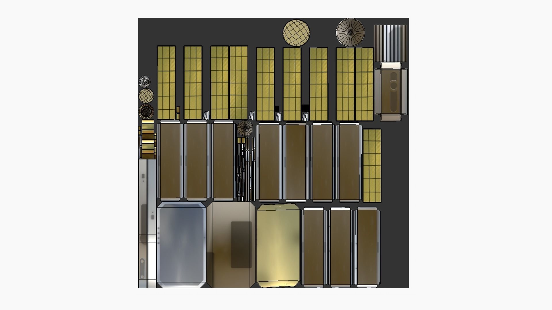 10 Satellite I Collection - SciFi Space Design _66