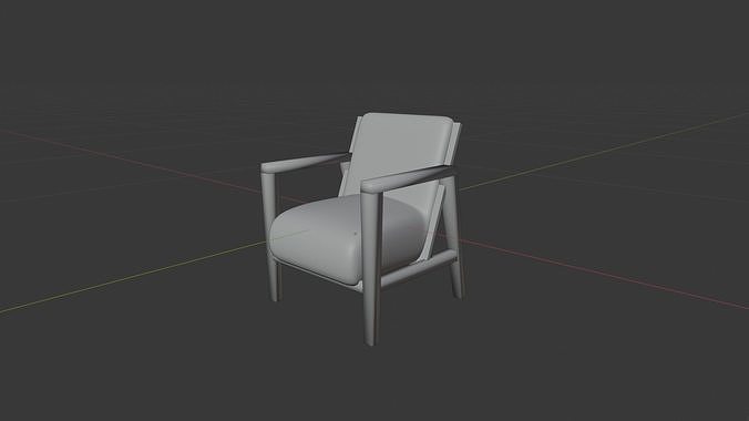 basic Armchair 3D model