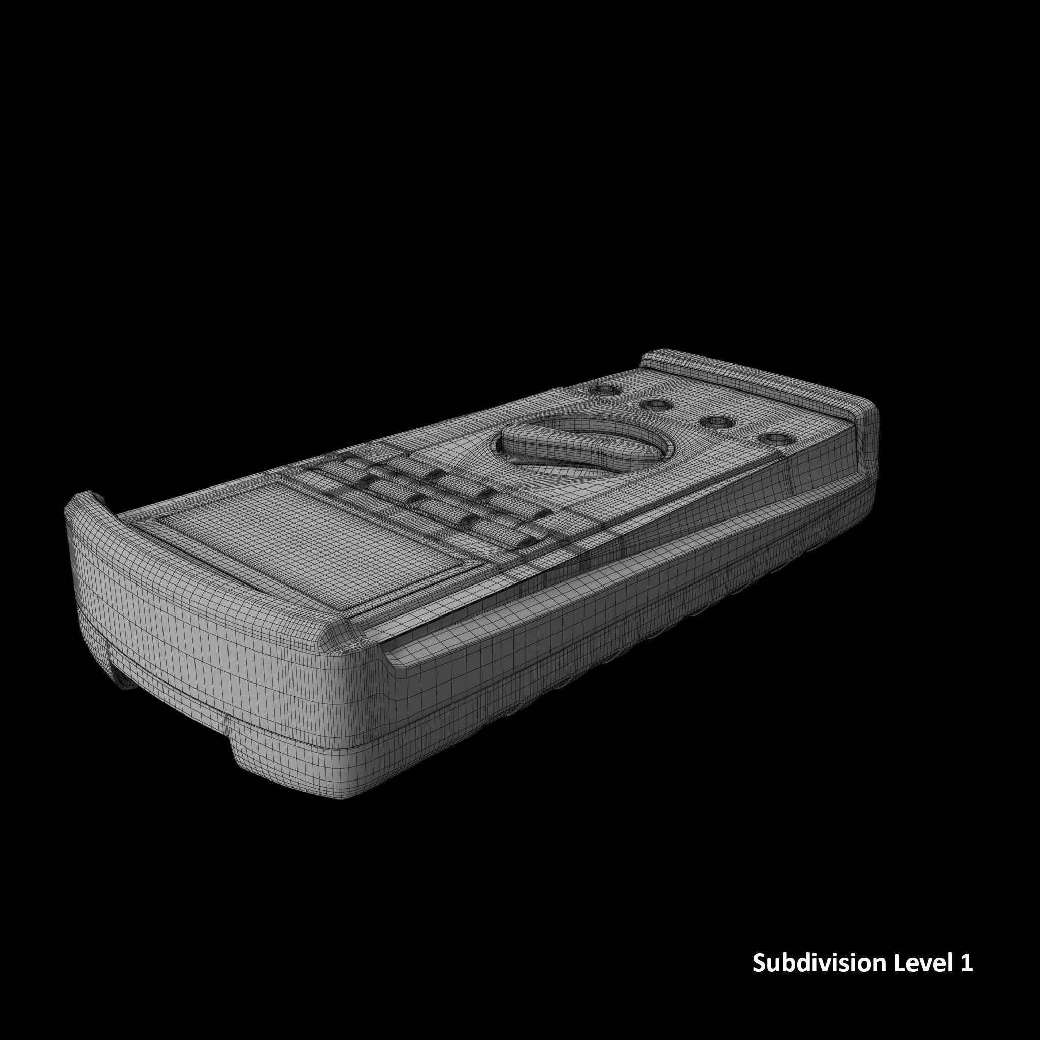 SO Auto Range Digital Multimeter Low-poly 3D model_13