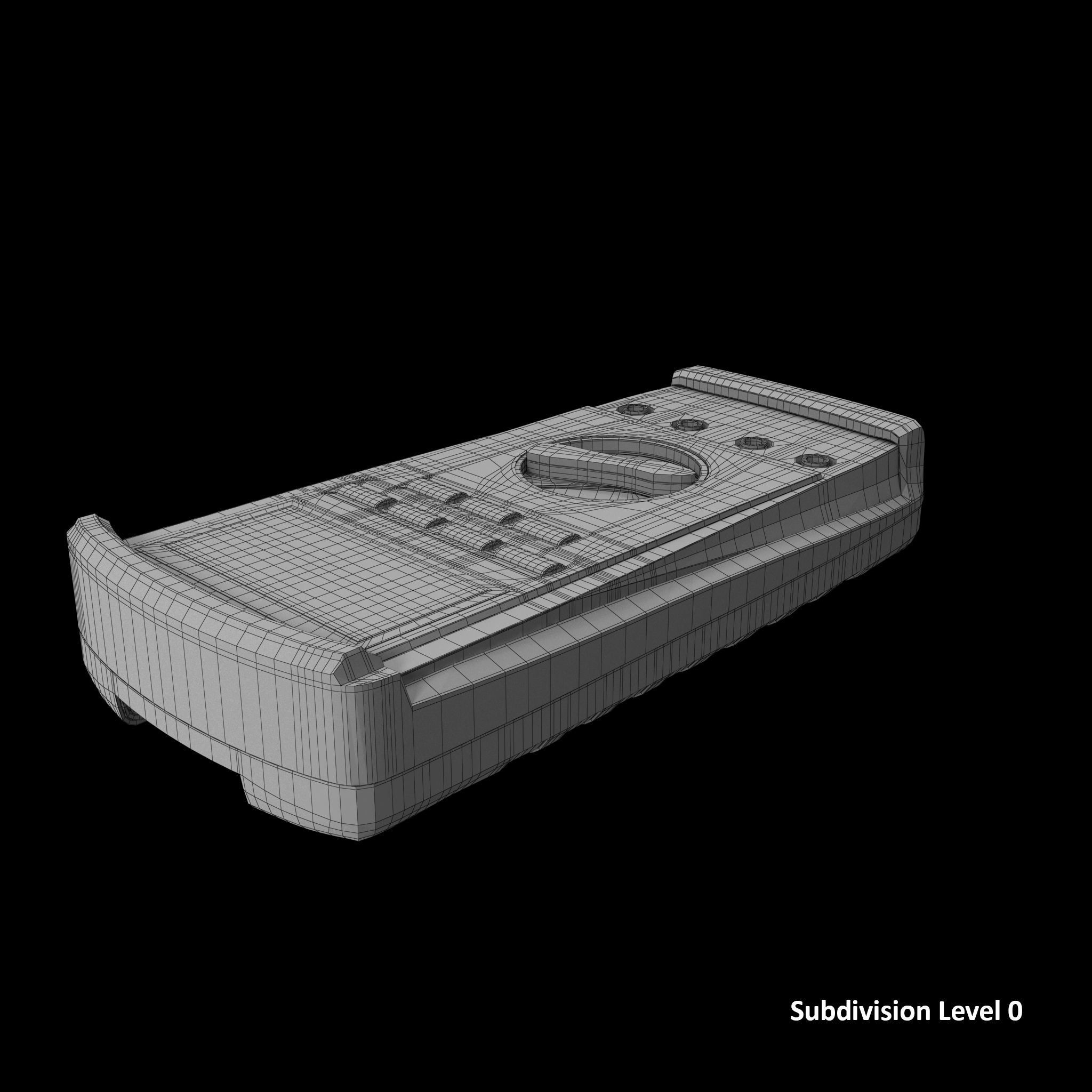 SO Auto Range Digital Multimeter Low-poly 3D model_12