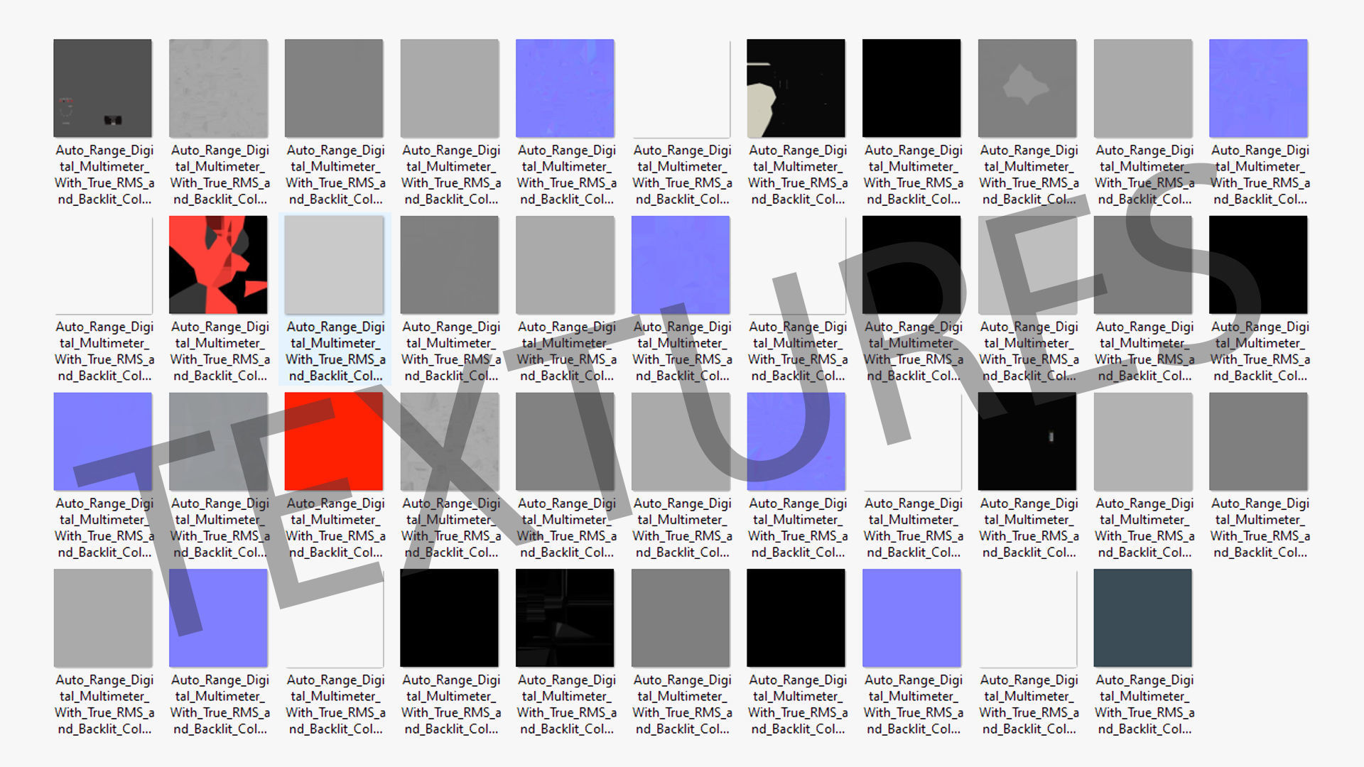 SO Auto Range Digital Multimeter Low-poly 3D model_30