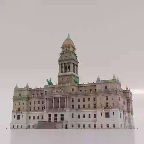 Wayne County Building 3D model