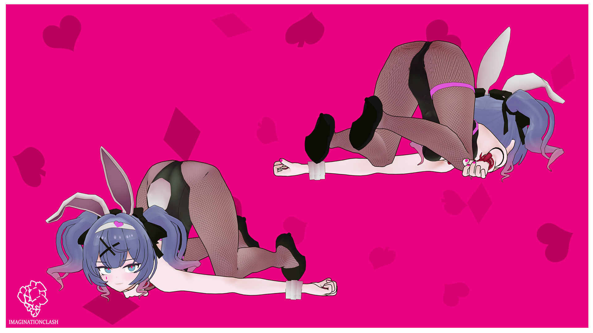 Hatsune Miku rabbit hole 3D model_6