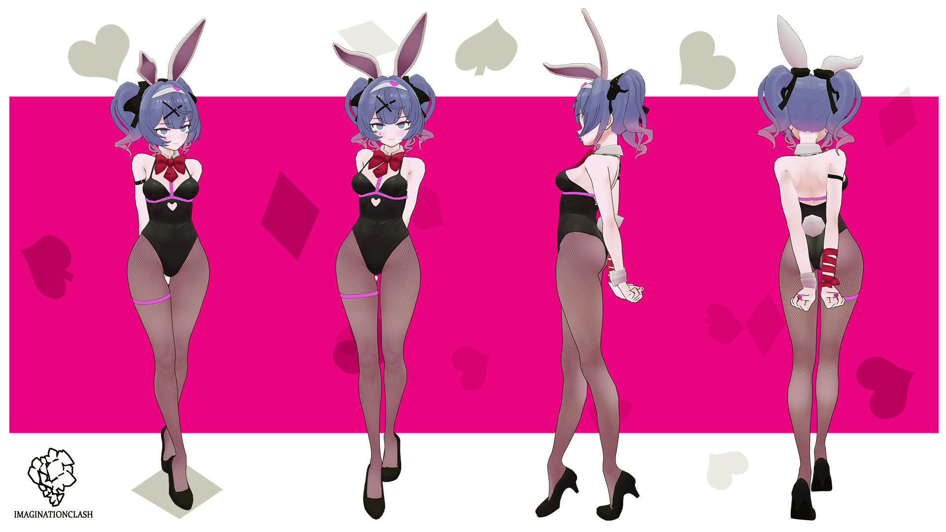 Hatsune Miku rabbit hole 3D model_5