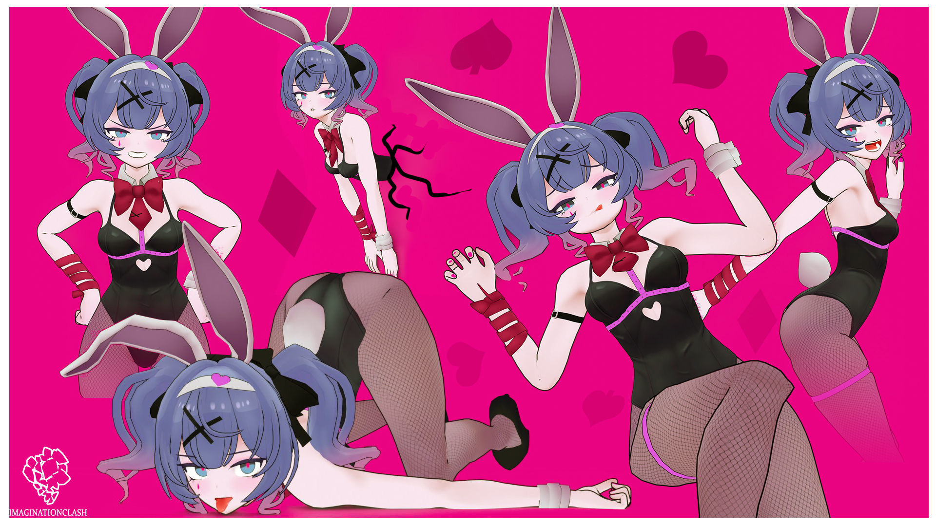 Hatsune Miku rabbit hole 3D model_1