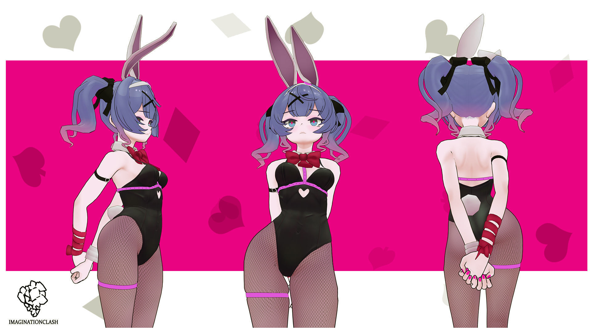 Hatsune Miku rabbit hole 3D model_4