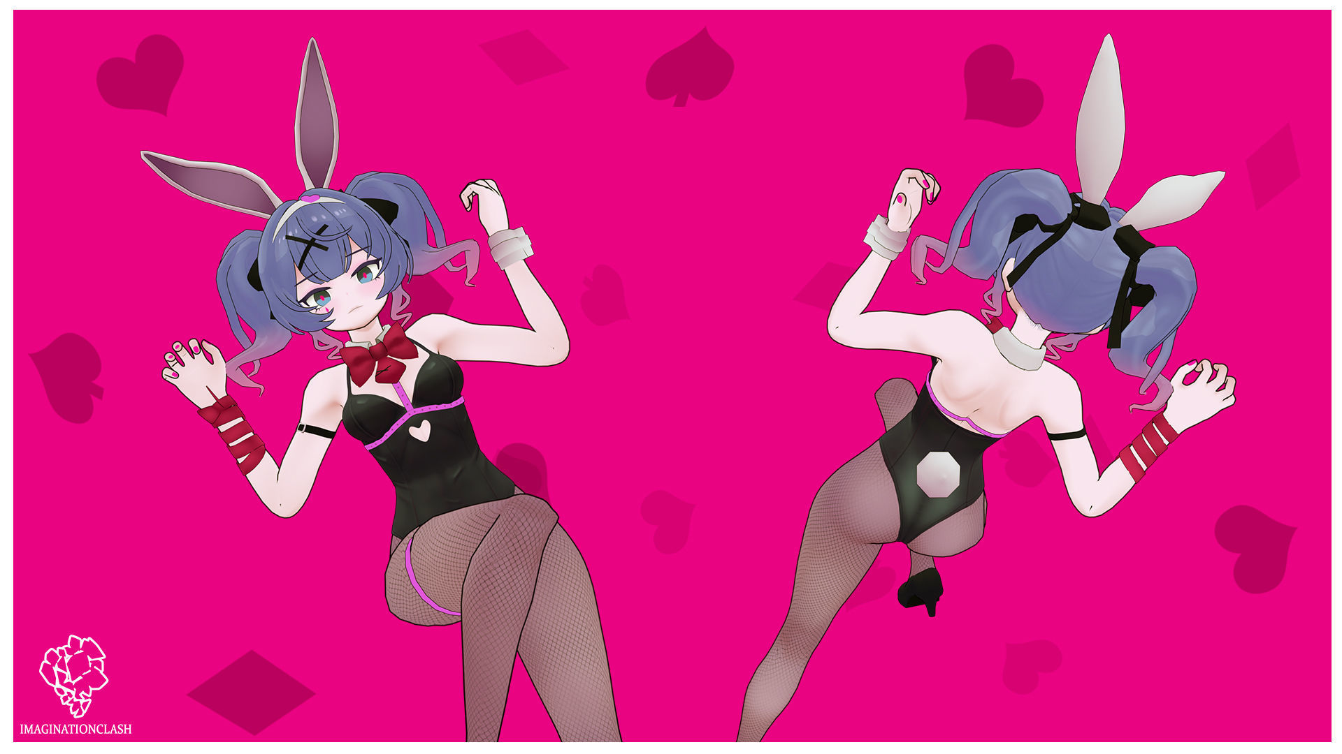 Hatsune Miku rabbit hole 3D model_3