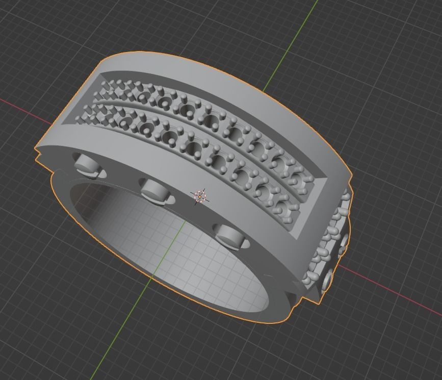 Anillo de 30 gramos y una talla de 11 3D print model_1