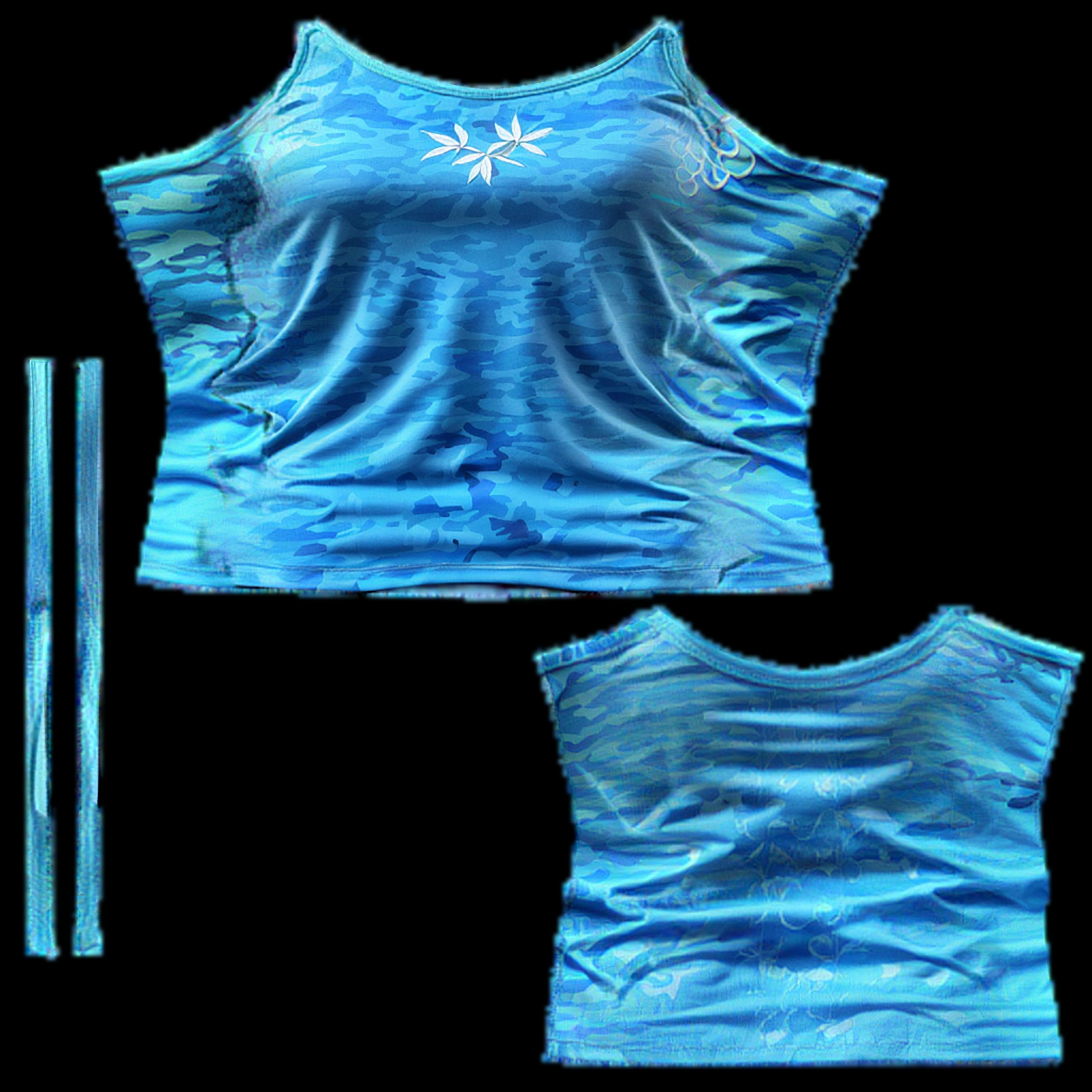 camouflage Top game ready UE5 PBR Low-poly 3D model_2