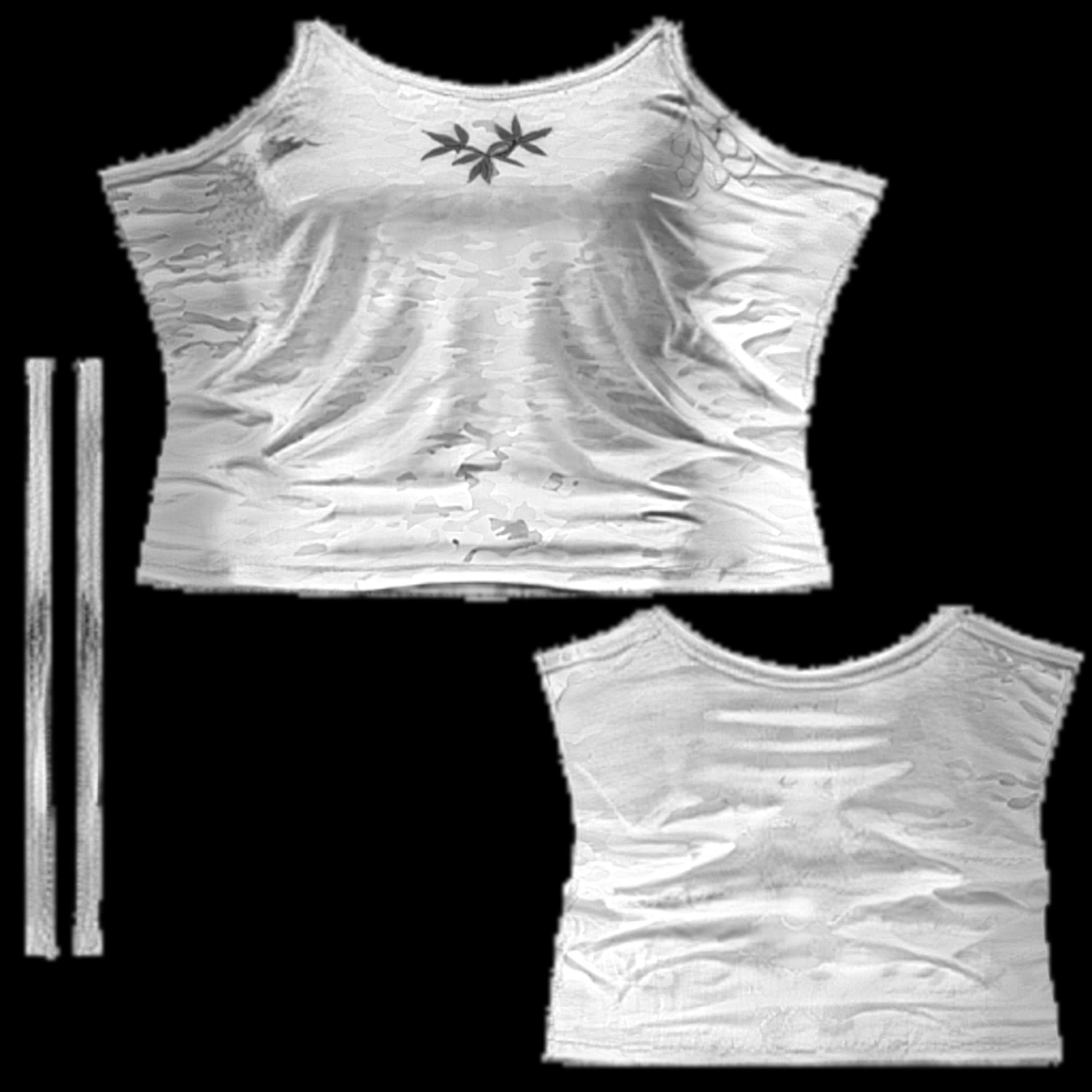 camouflage Top game ready UE5 PBR Low-poly 3D model_5