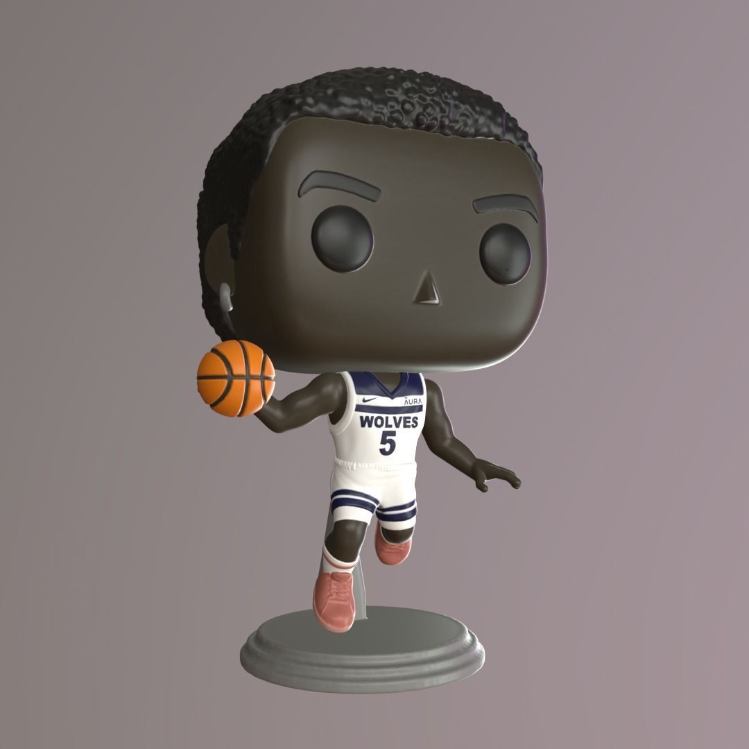 Funko Anthony Edwards 3D print model_1