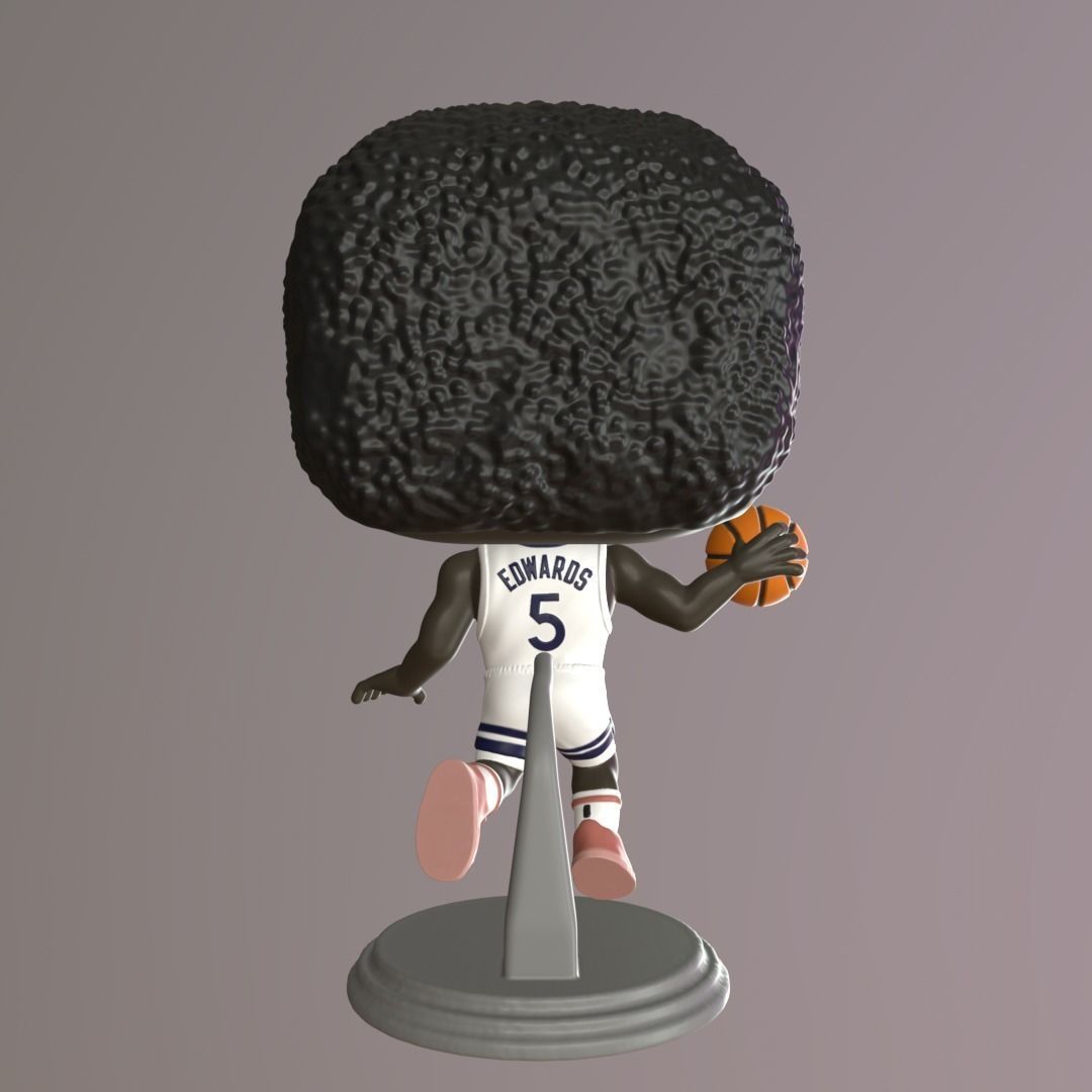 Funko Anthony Edwards 3D print model_3