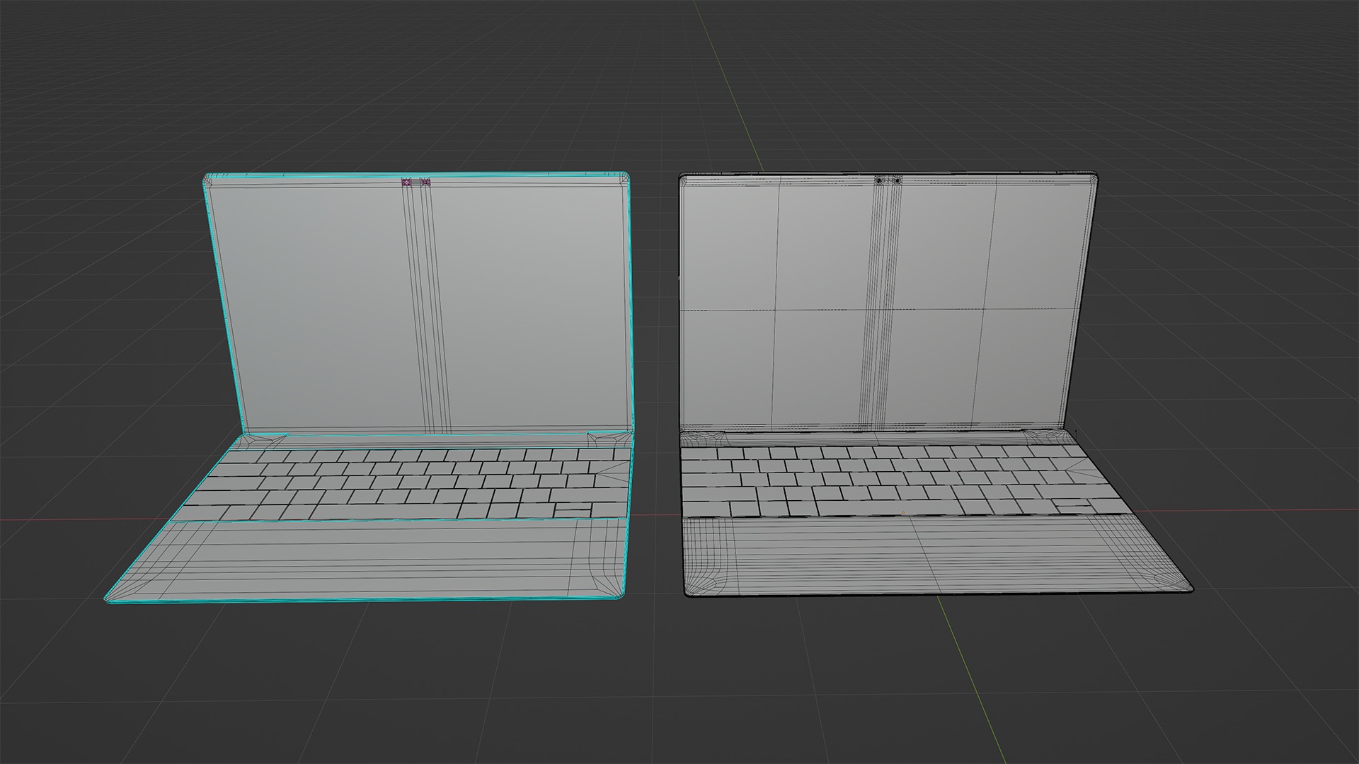 Dell XPS 13 Plus 2023 Model Low-poly 3D model_11